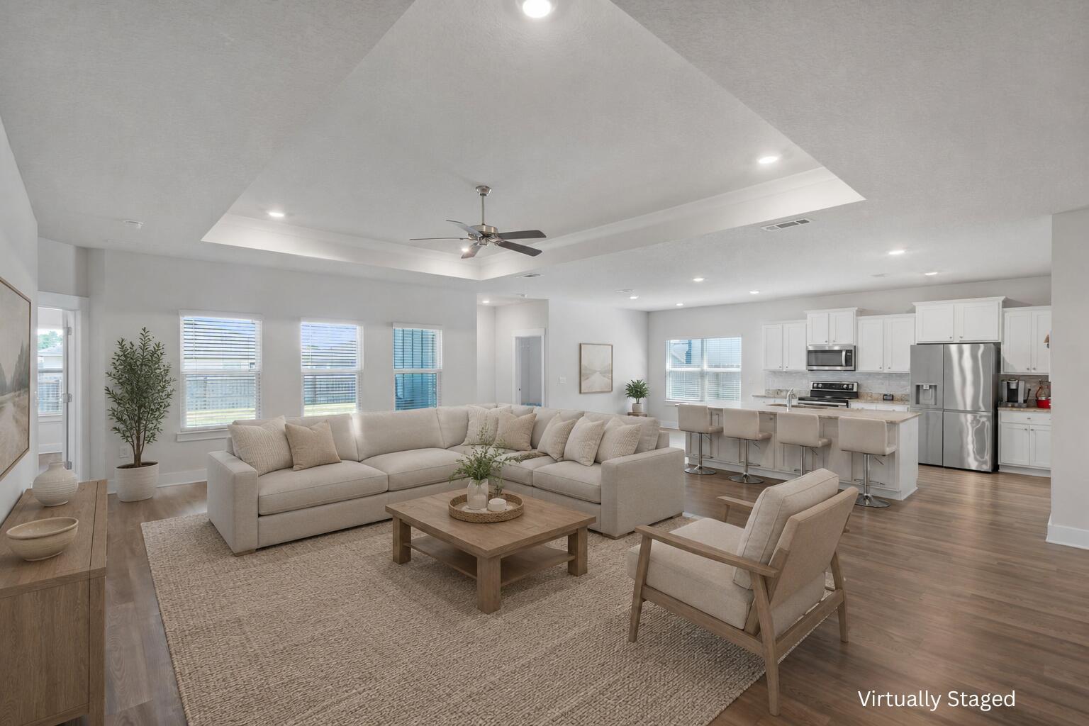 Image 1: Virtually Staged Living Area