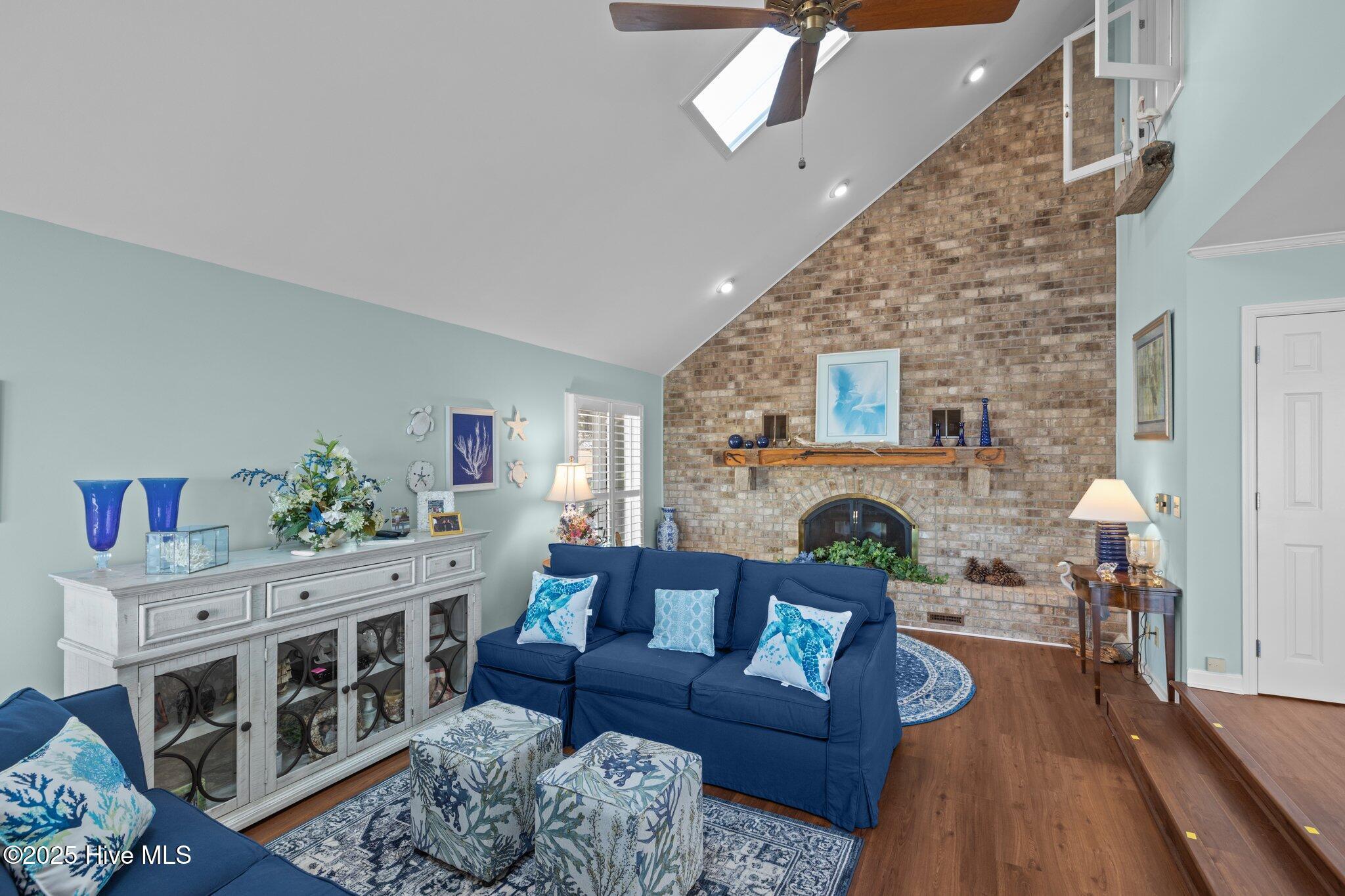 Image 4: Living Room with Fireplace