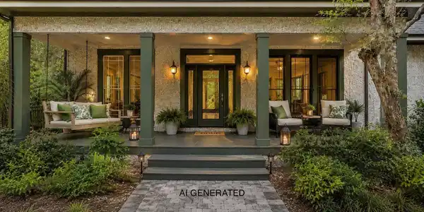 Image 3: AI Generated front porch