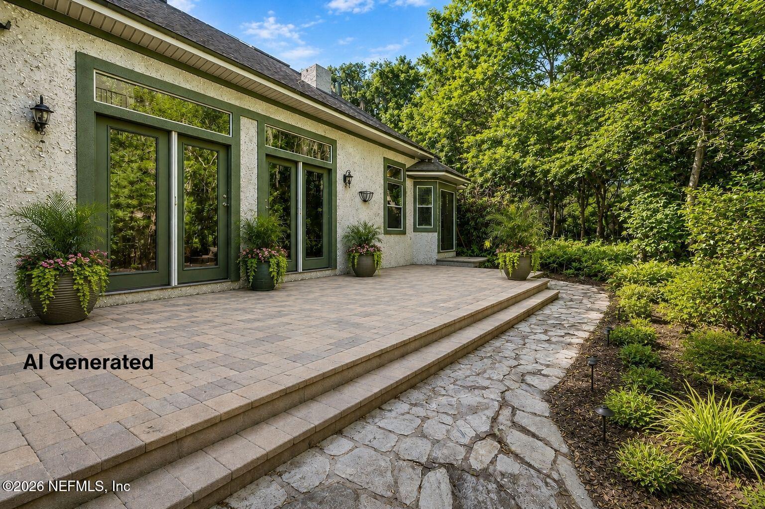 Image 4: AI Generated Patio
