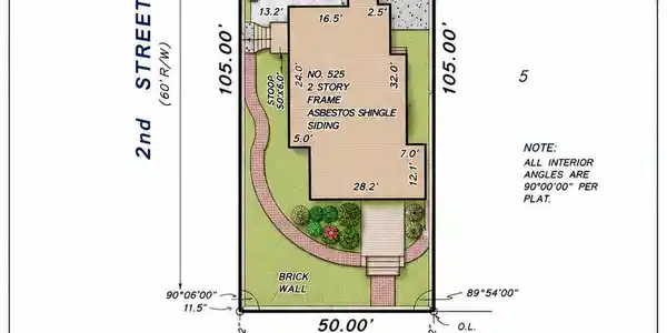 Image 3: 525 2nd St Survey