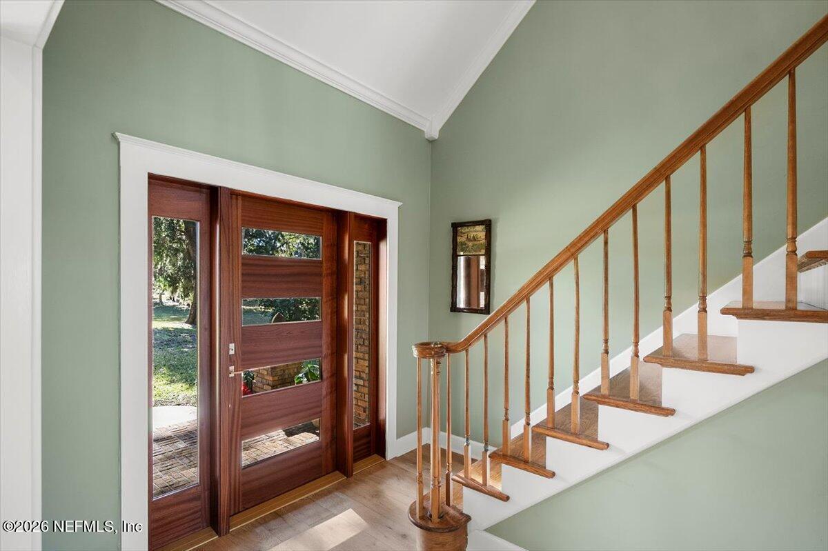 Image 4: Custom Mahogany Front Door