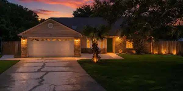 Image 4: outside 1 dusk