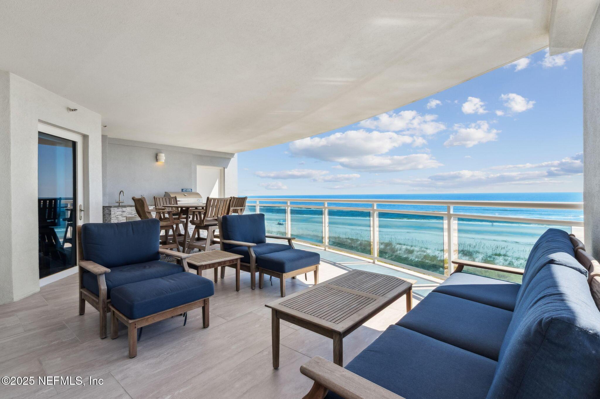 Image 1: Large Covered Balcony