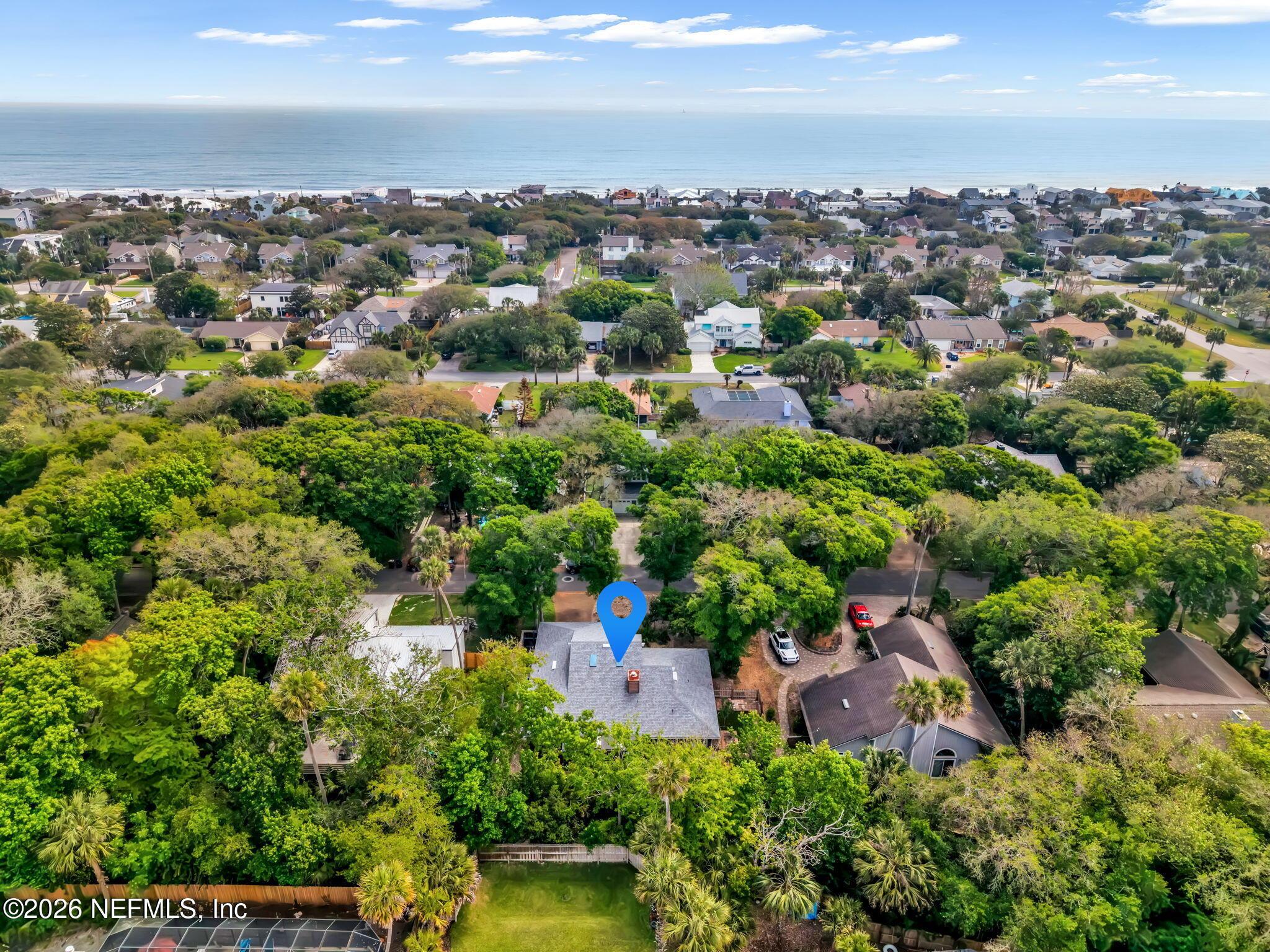 Image 2: Aerial View of the Home