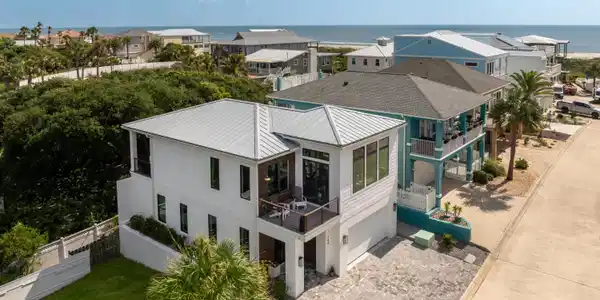 Image 4: Drone & Standing Seam Metal Roof