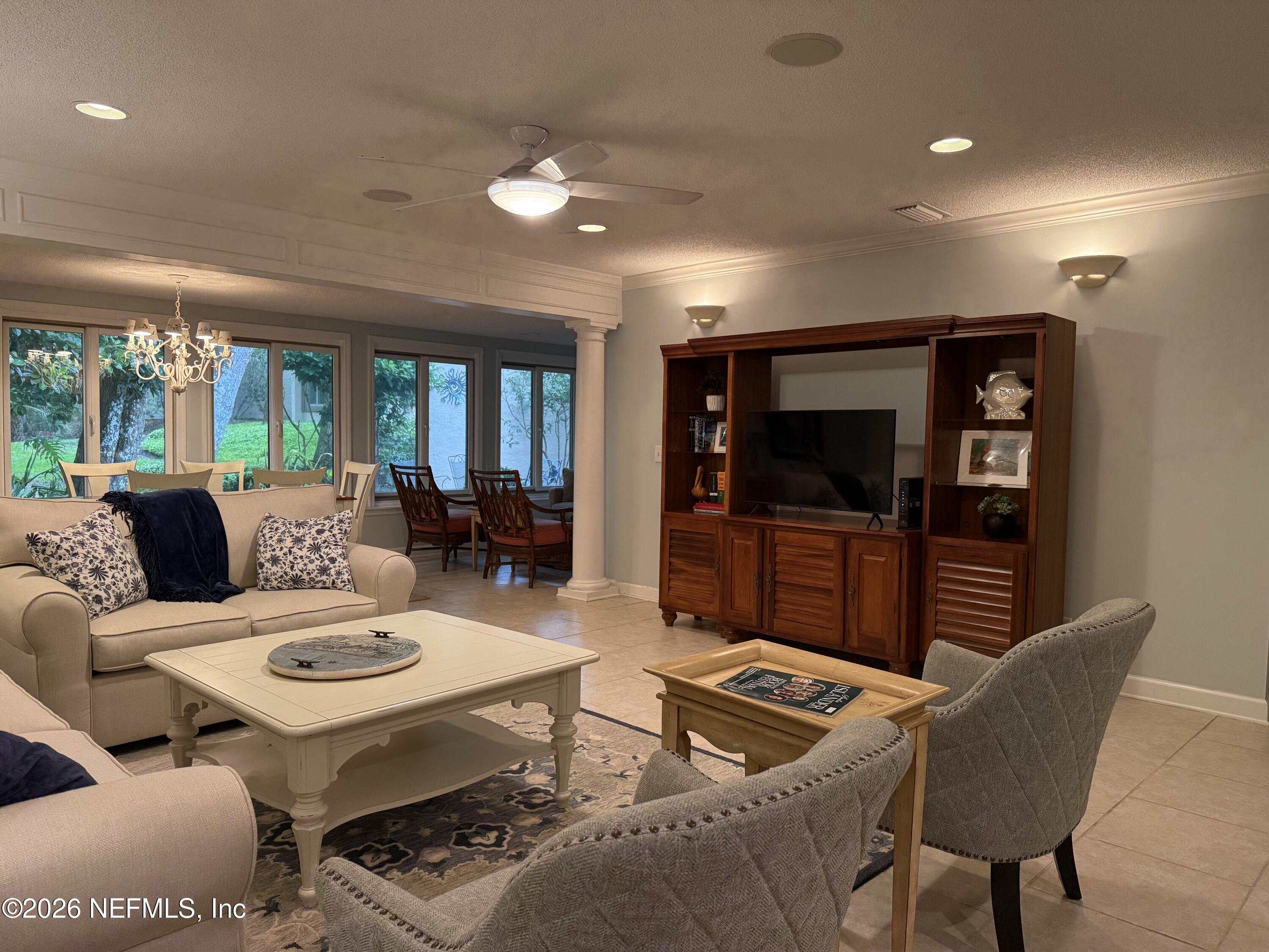 Image 4: Golf views from the living area.