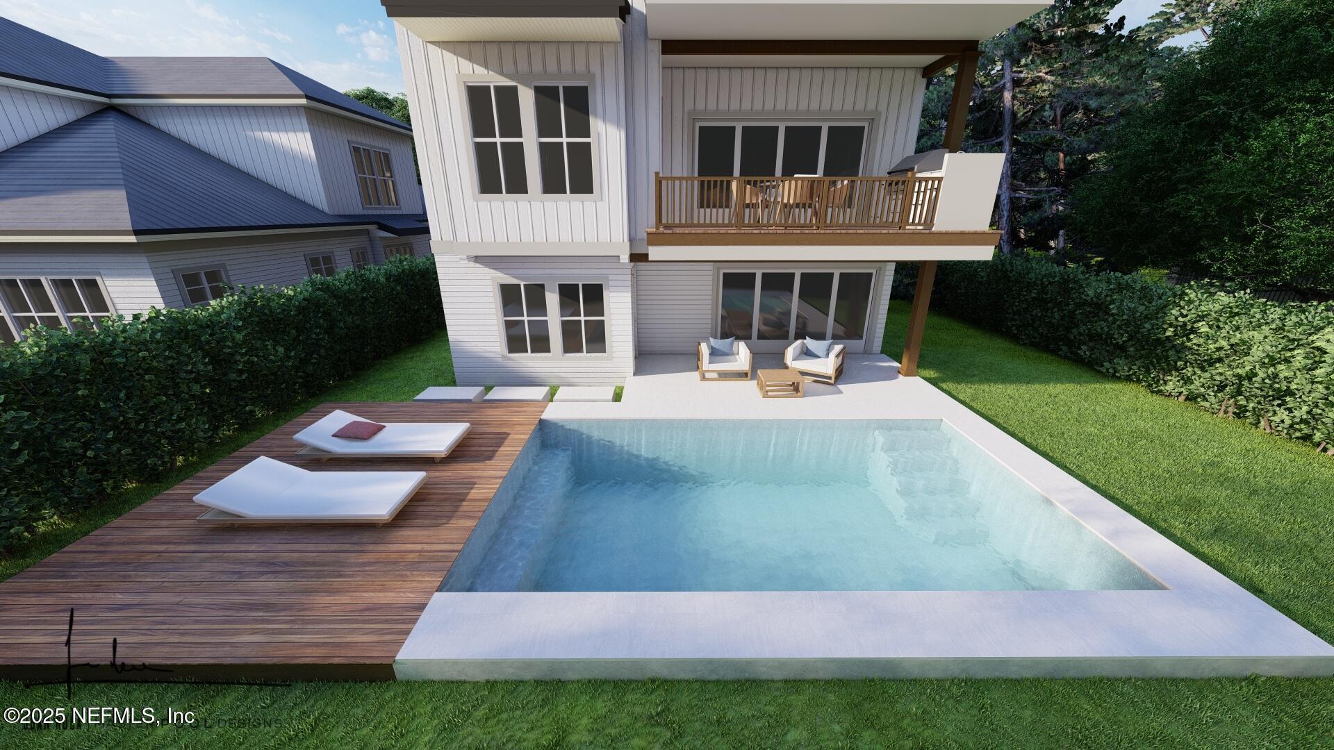 Image 1: Pool Rendering