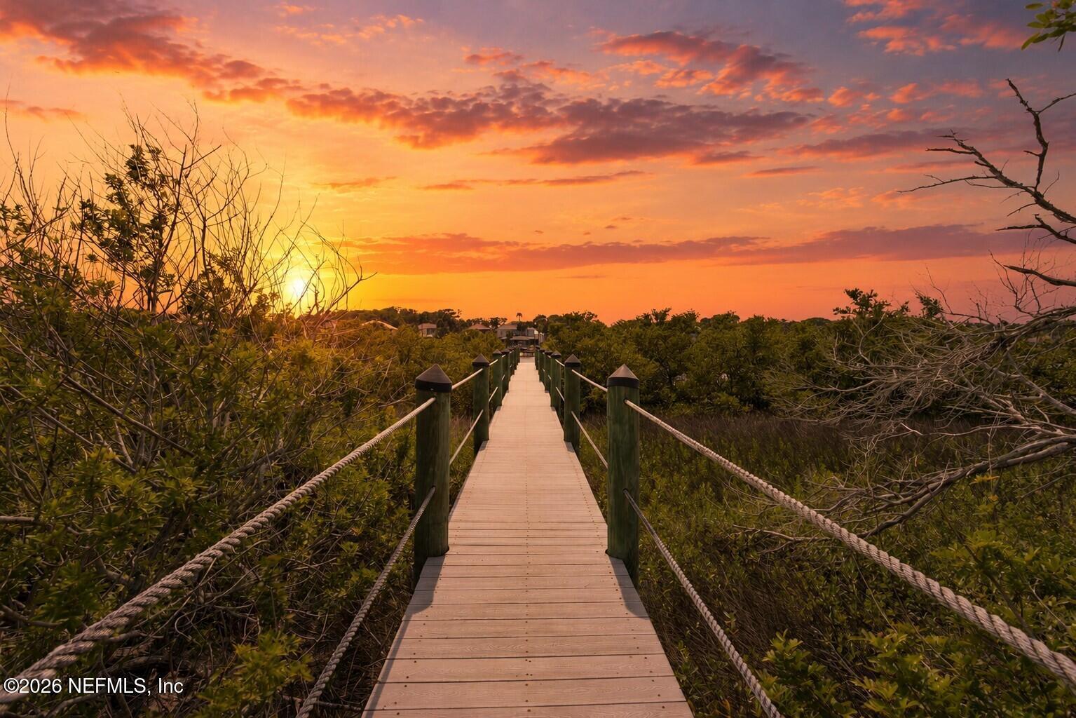 Image 2: Sunrise over the boardwalk