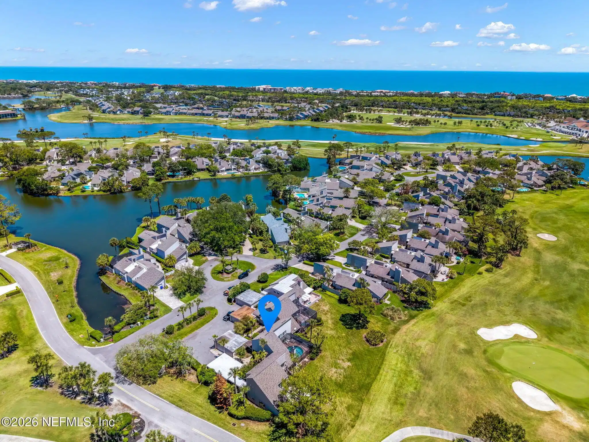 Image 1: Pool home w golf views!