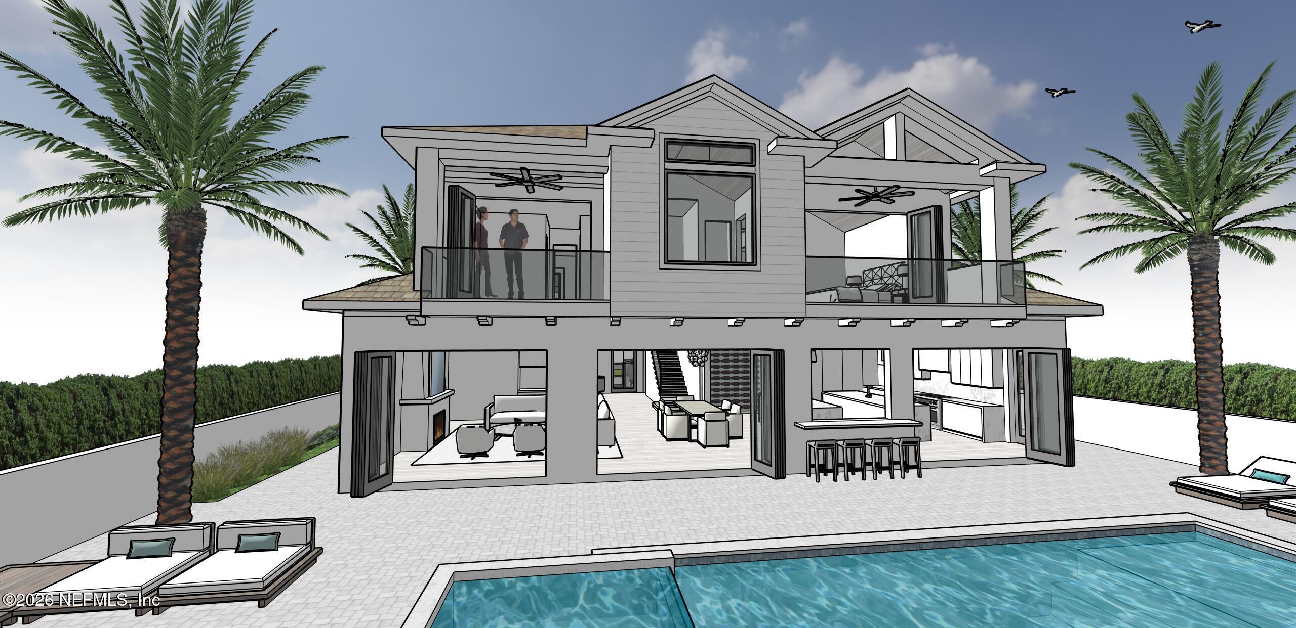 Image 2: Rear of Home