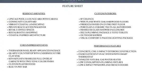 Image 2: Oceanfront Feature & Appliance Sheet (d