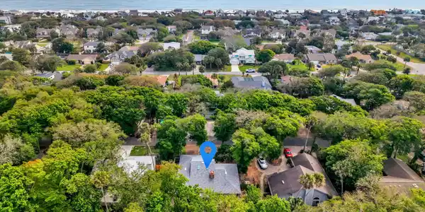 Image 2: Aerial View of the Home