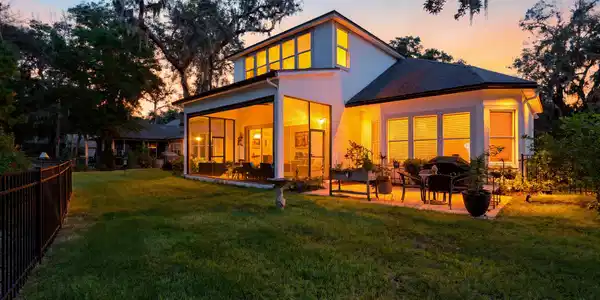 Image 2: Rear Yard & Screened Porch