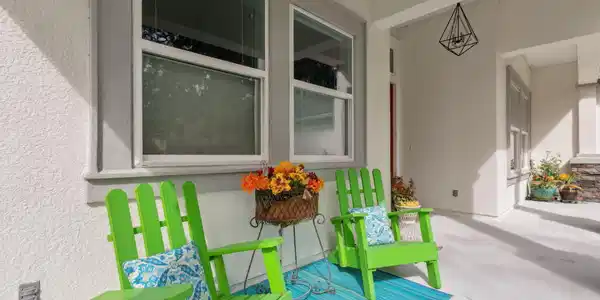 Image 3: Covered Front Porch & Outside Sitting