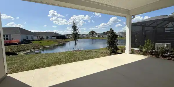 Image 2: Lanai and pond view