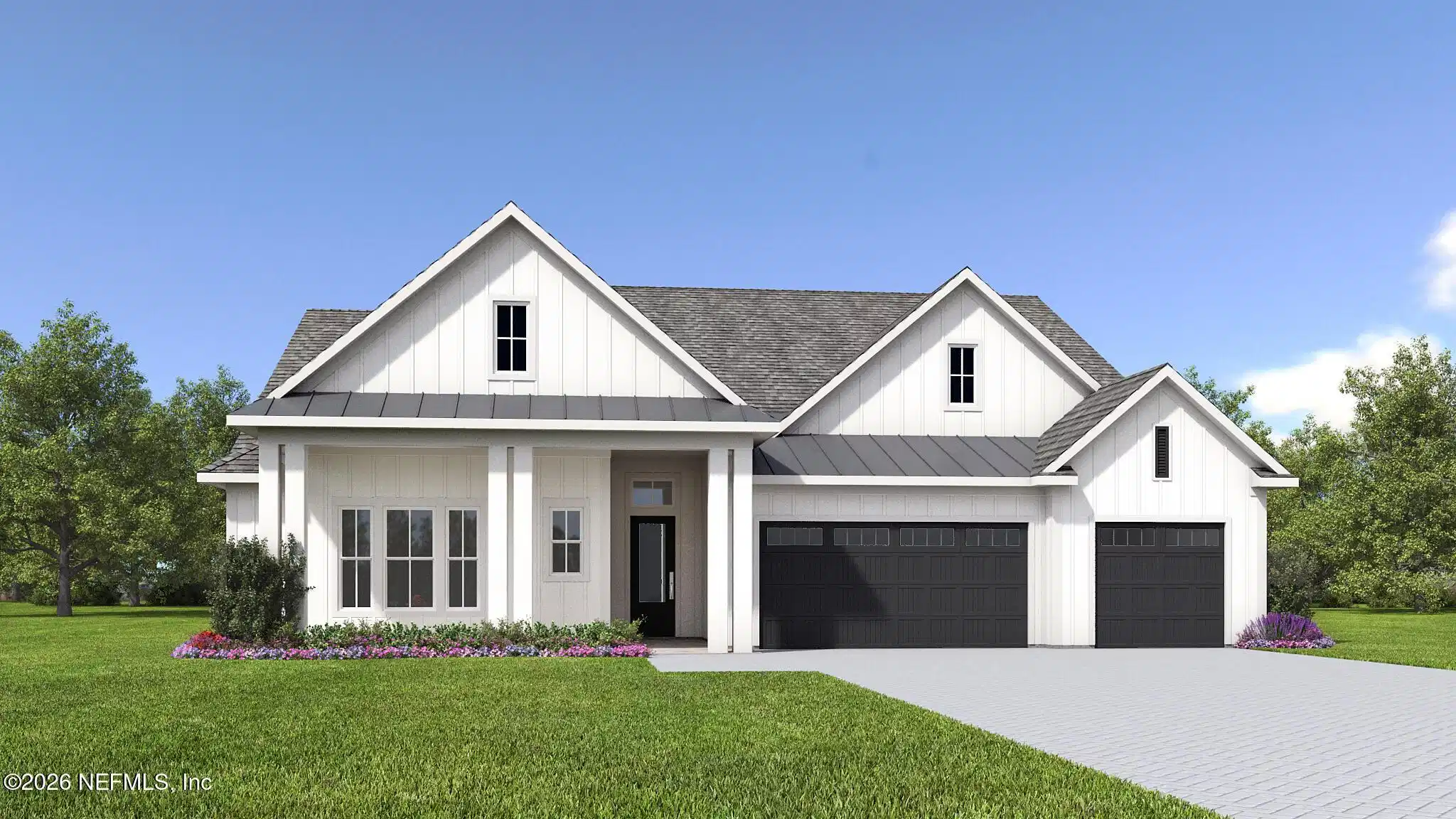 Image 1: Ella Southern Farmhouse elevation
