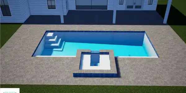 Image 2: Pool mock up 2