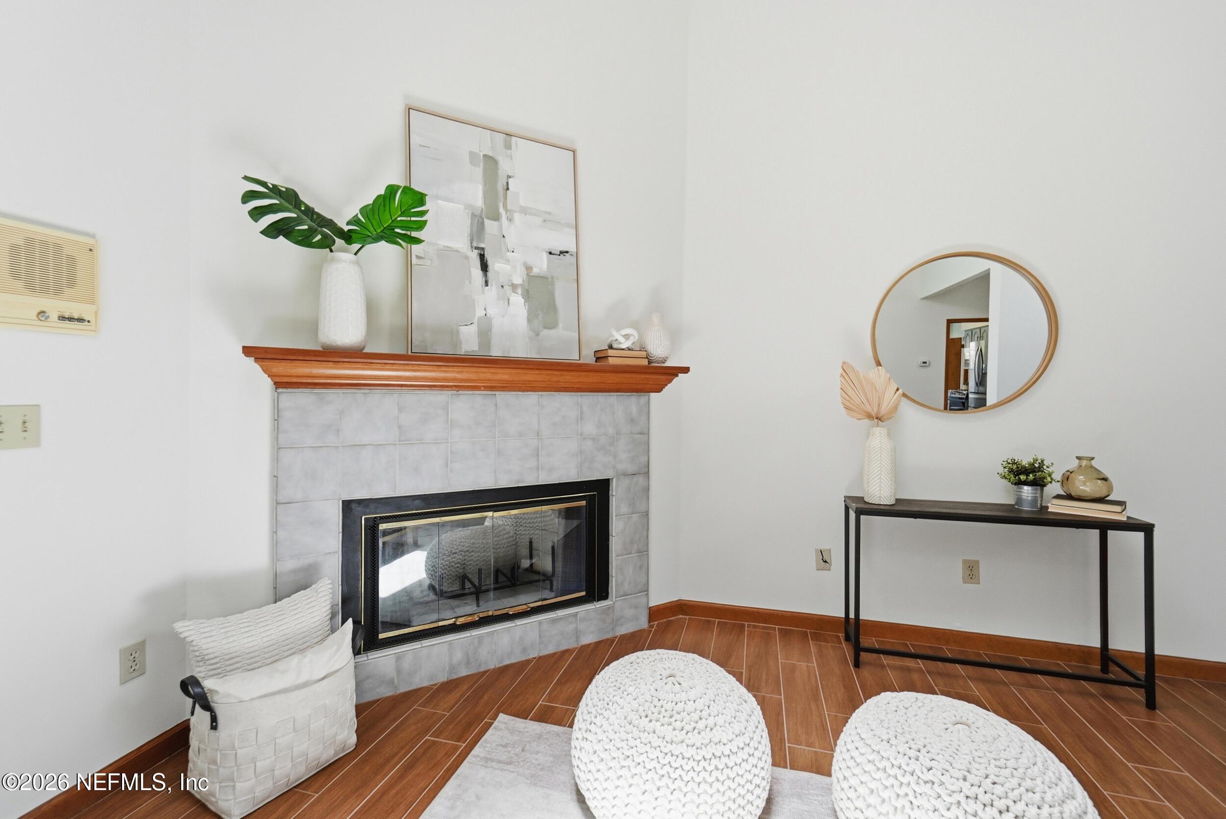 Image 4: Wood Burning Fireplace