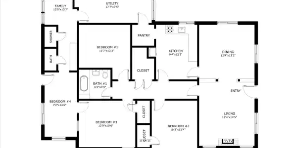 Image 3: 1-Cincinnati Floorplan