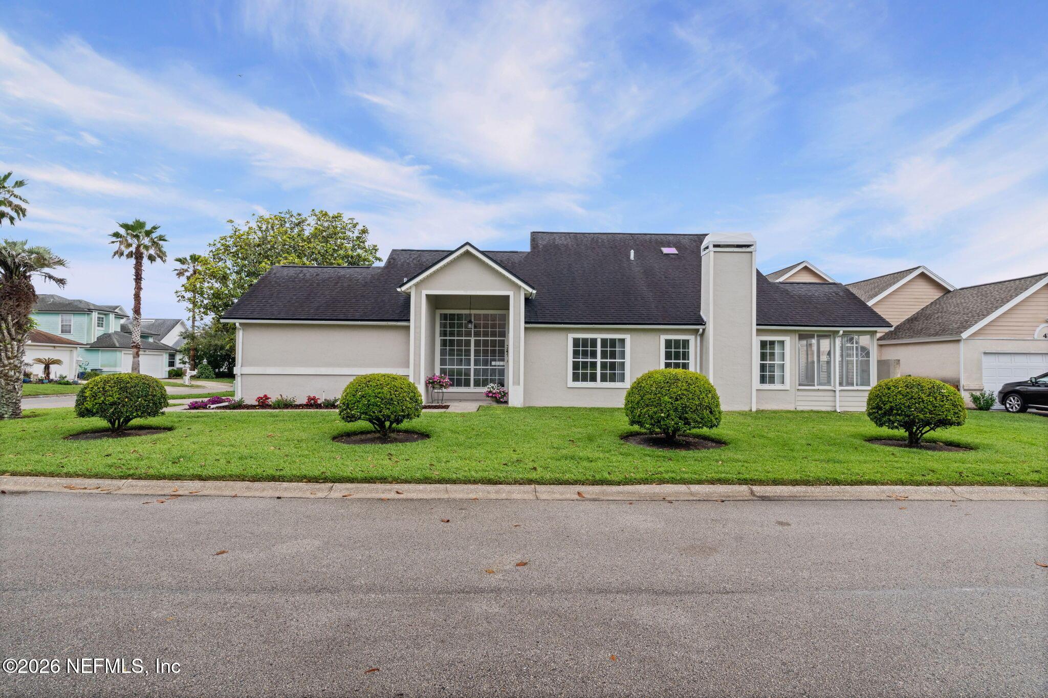 Image 1: Front of house