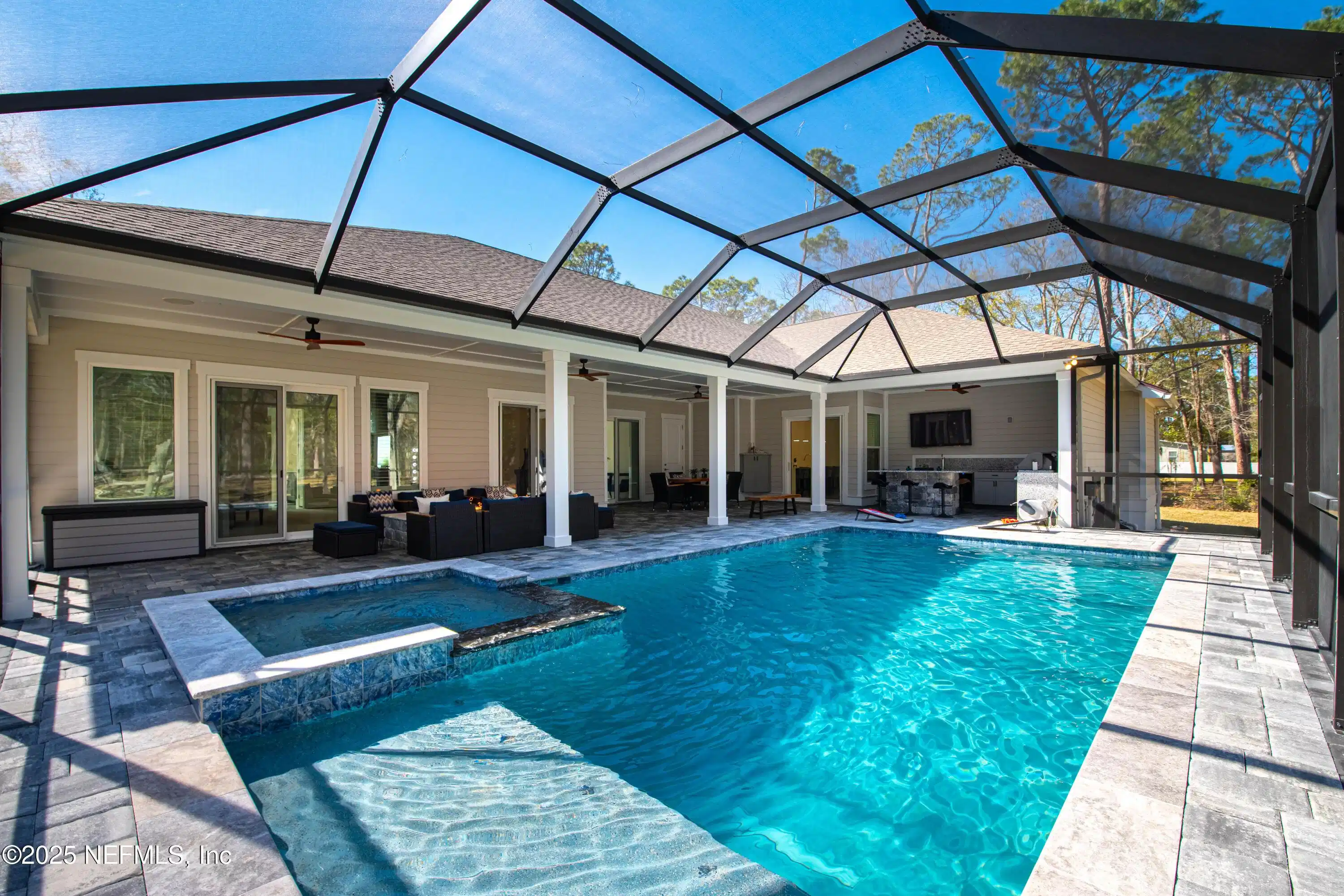 Image 1: Entire Pool View