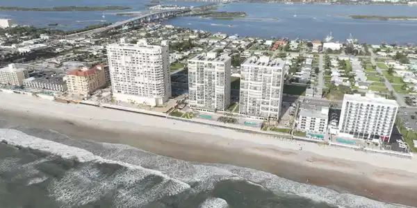 Image 2: aerial looking west toward Port Orange