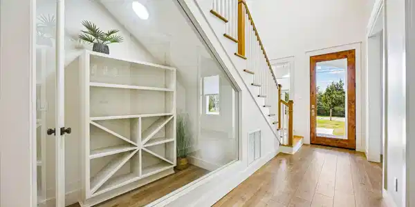 Image 3: Wine Cellar Under Staircase
