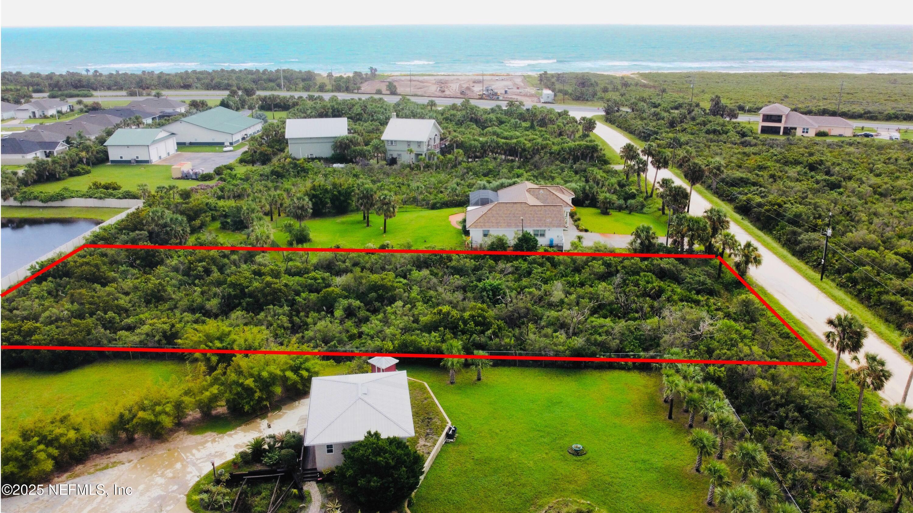 Image 4: View of lot from West/Atlantic Ocean