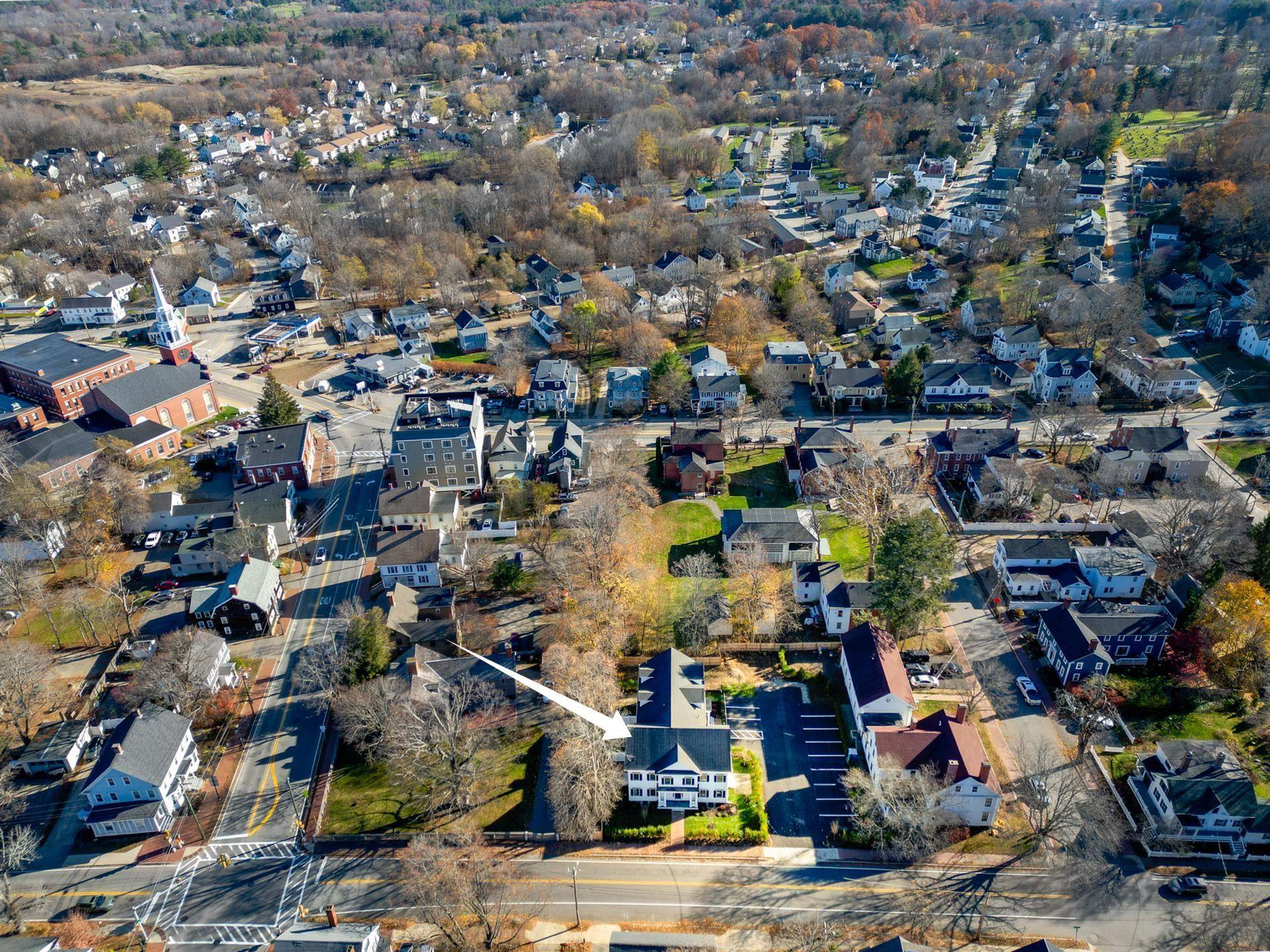 Image 3: An aerial view to downtown Dover