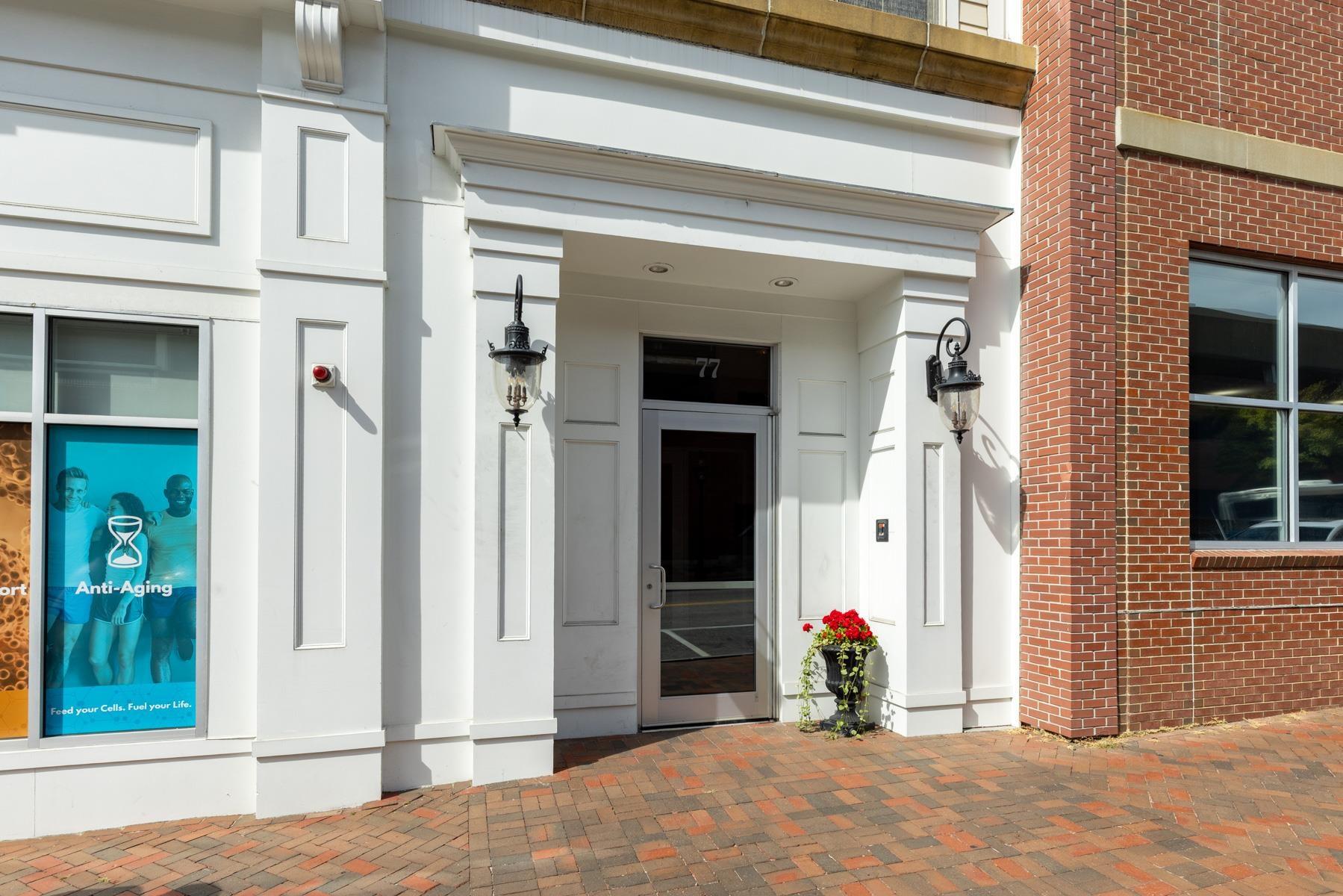 Image 2: Private and Secure Entry Door with Intercom