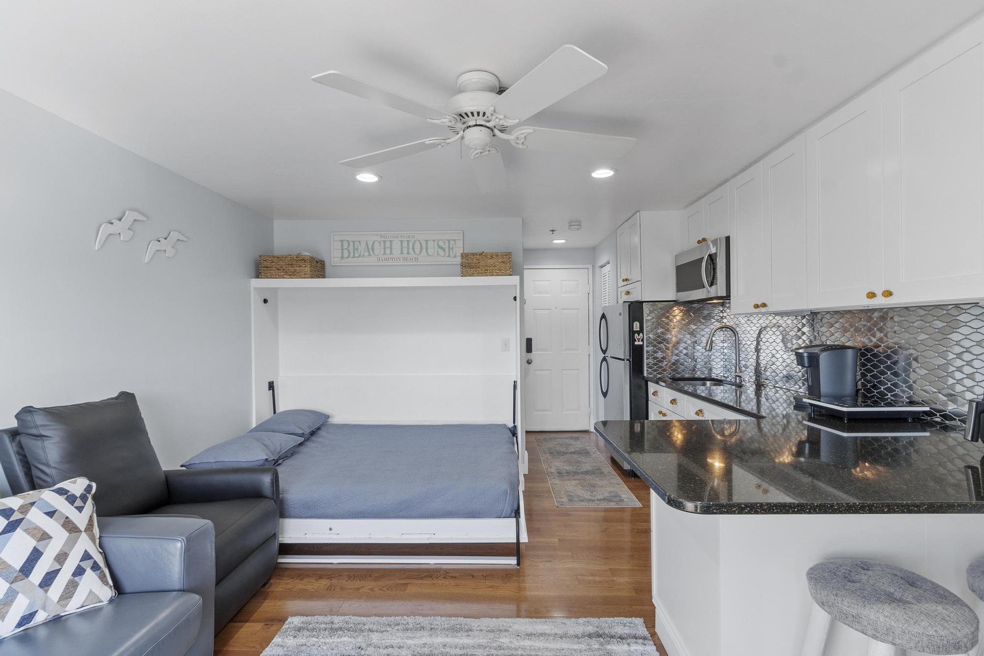 Image 2: Studio with Murphy Bed Down