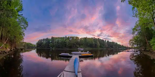 Image 2: Pano of the Dock at Sunrise Image 2: Pano of the Dock at Sunrise