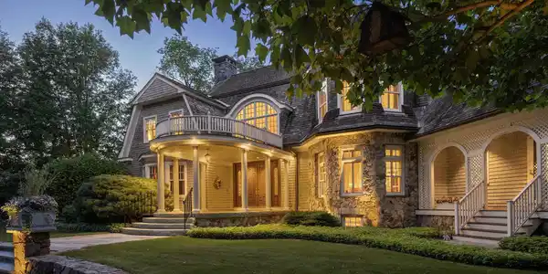 Image 4: Elegant Covered Front Entry Porch Image 4: Elegant Covered Front Entry Porch
