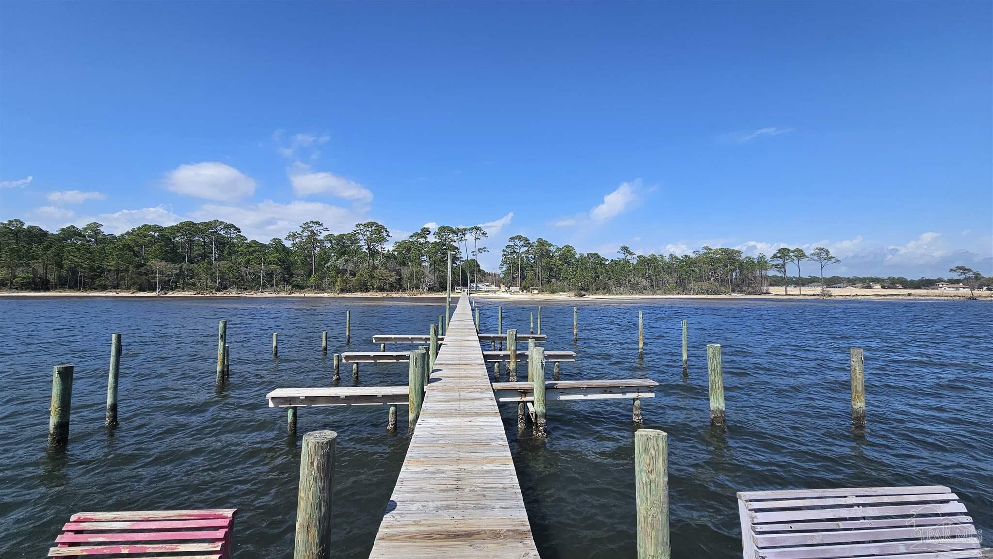 Image 1: Boat dock with 8 slips for your water toys