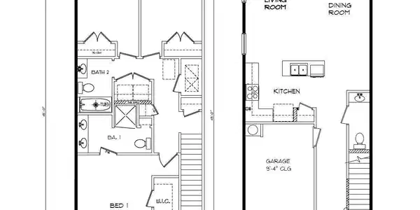 Image 2: Square footages are approximate.