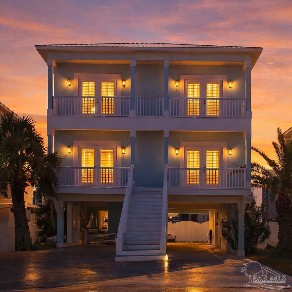 Image 2: Front of home at golden hour