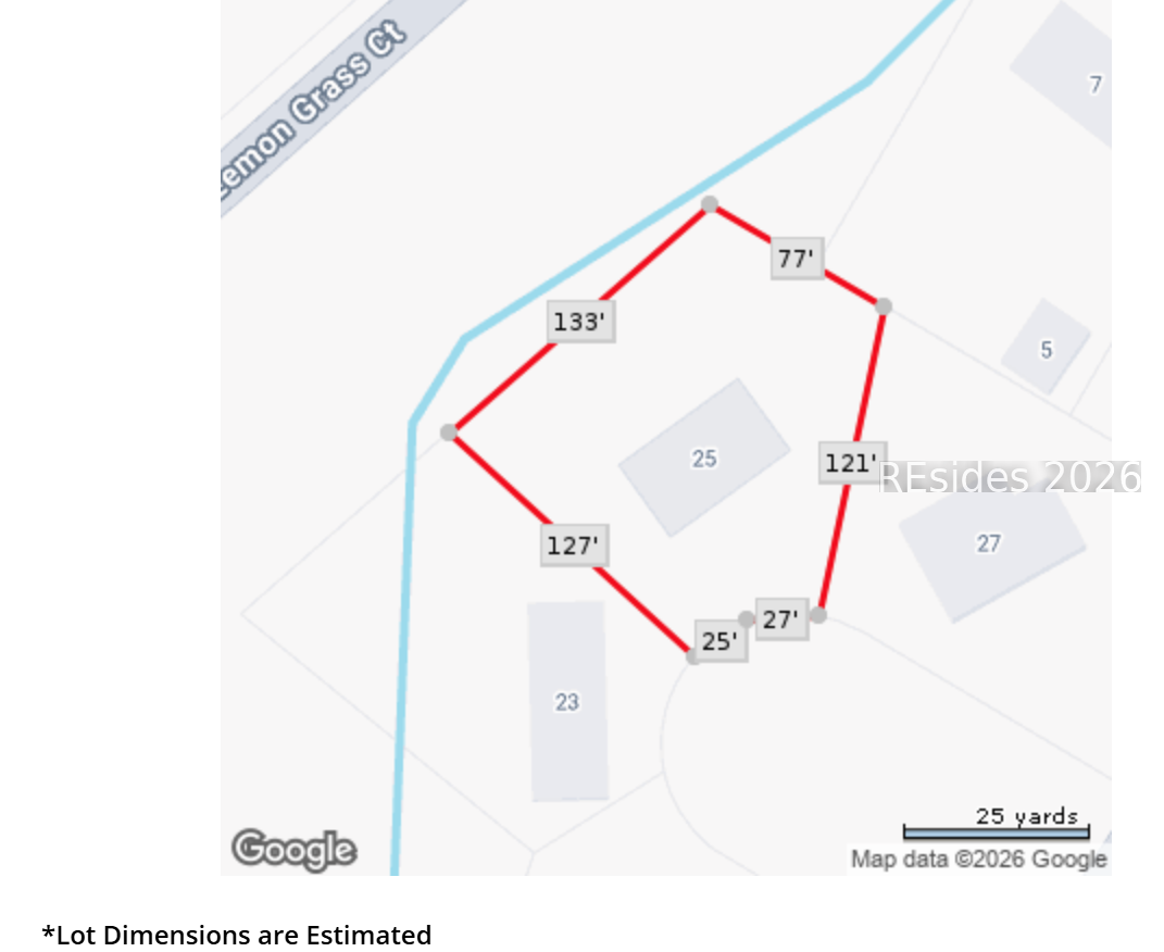 Image 3: Lot dimensions are estimated