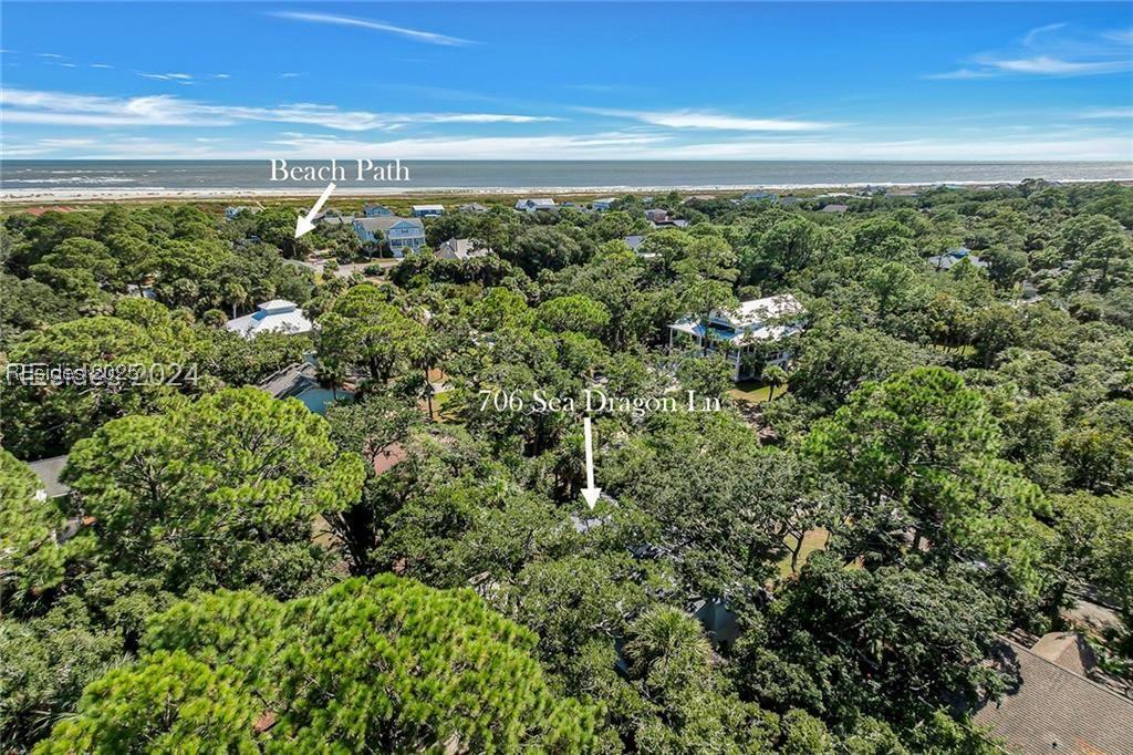 Image 4: Birds eye view of property with a water view