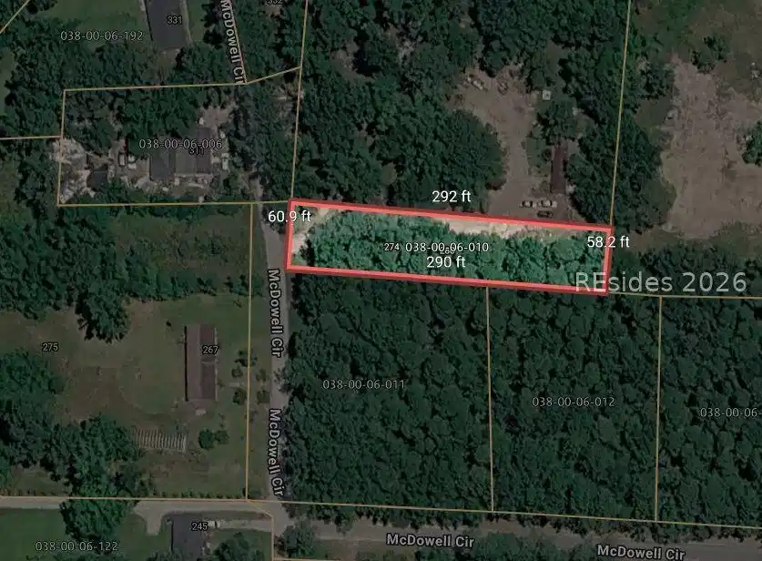 Image 1: Aerial-Lot dimensions Image 1: Aerial-Lot dimensions