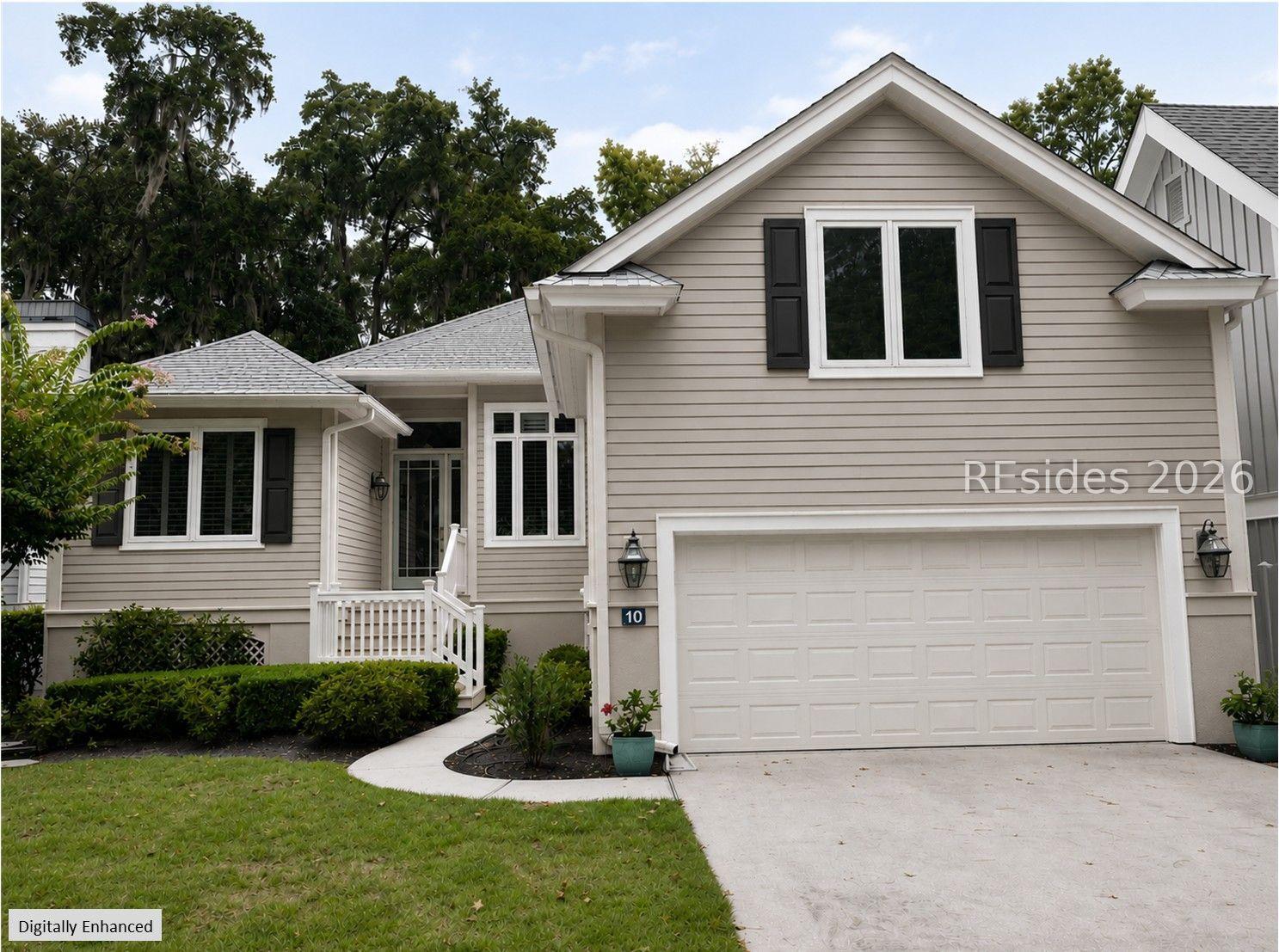 Image 2: Digitally enhanced front view with taupe