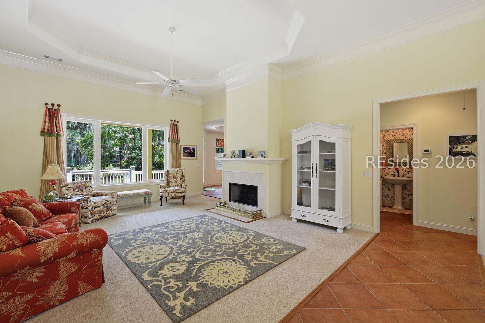 Image 3: Living Room today with view to lagoon