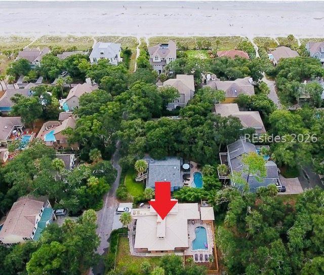 Image 4: 5th row to HHI's beautiful North Forest beach!