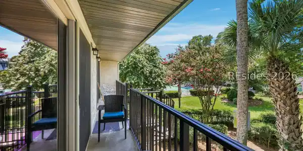 Image 2: Welcome to the balcony view from Surf Court #66!