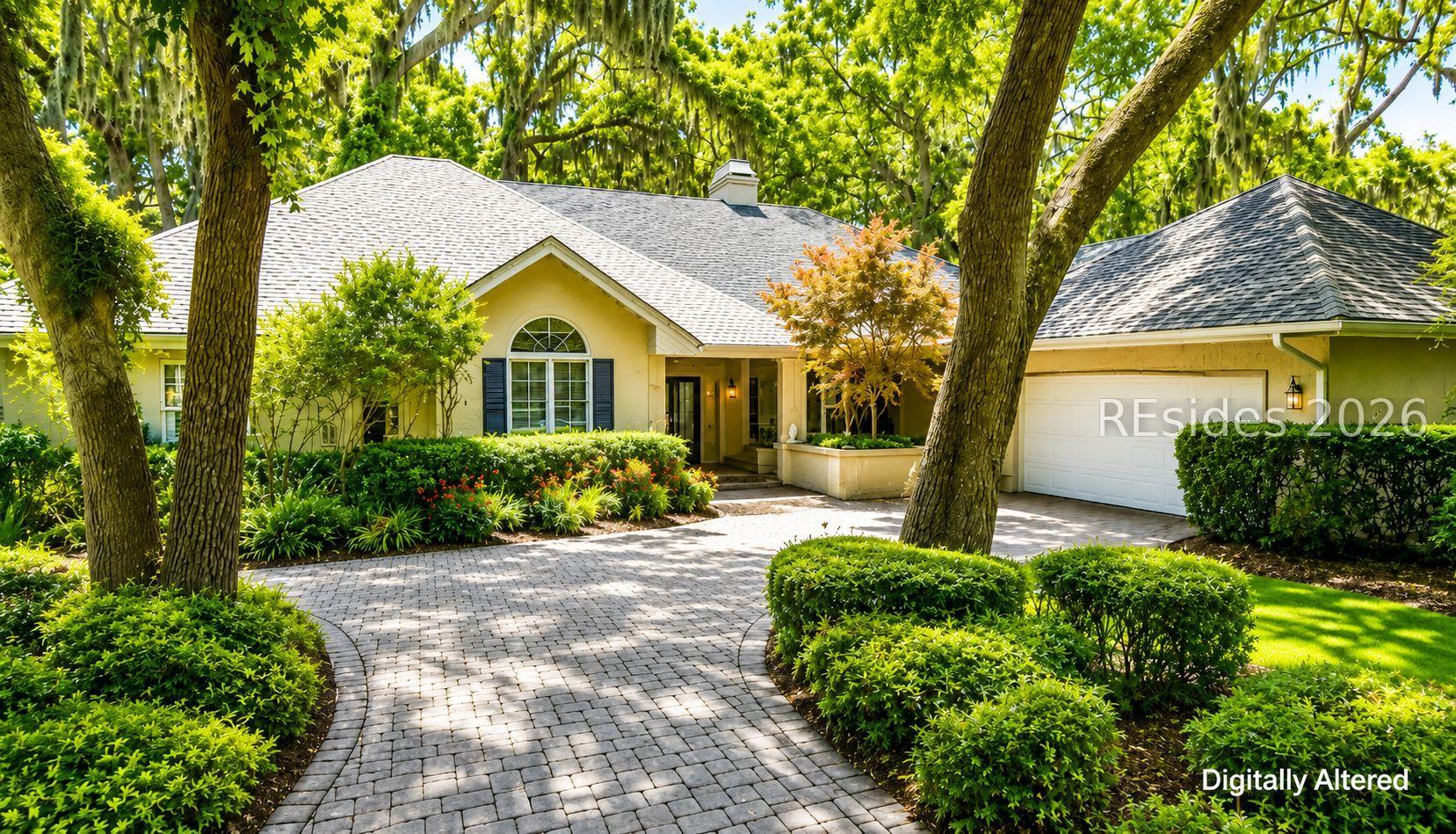 Image 2: Front Yard - Digitally Altered