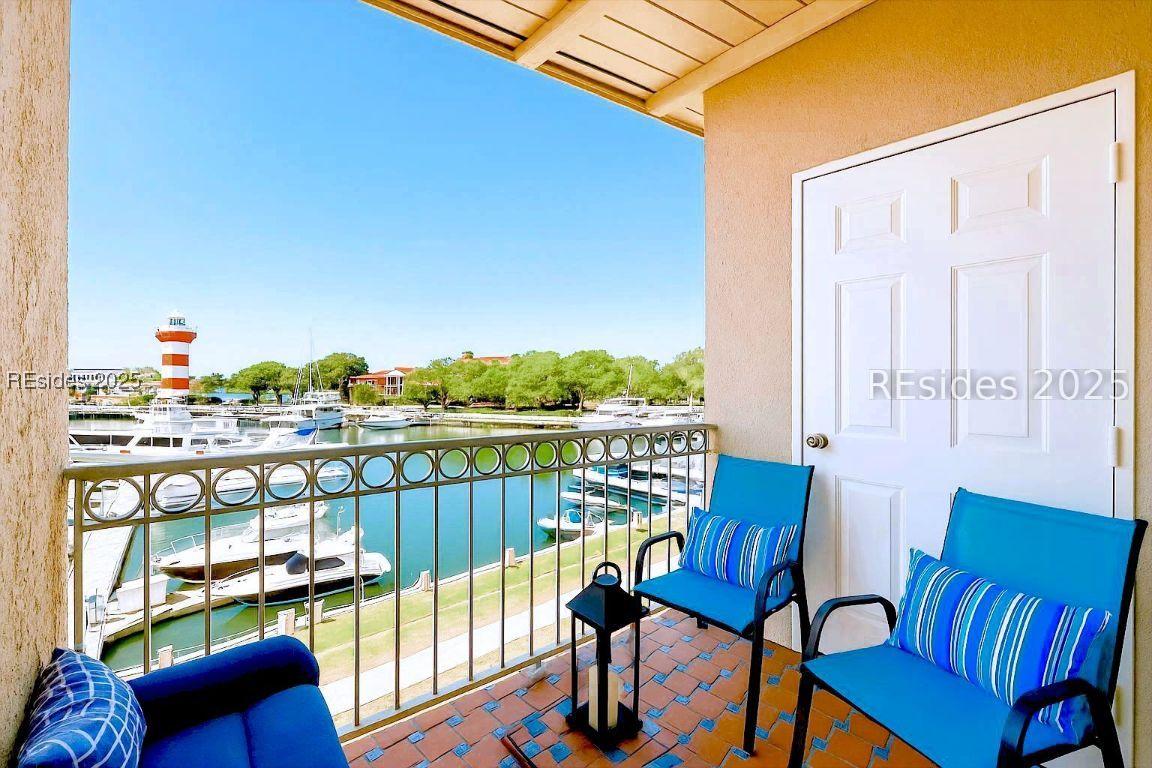 Image 2: View of Harbour & Sound from Balcony