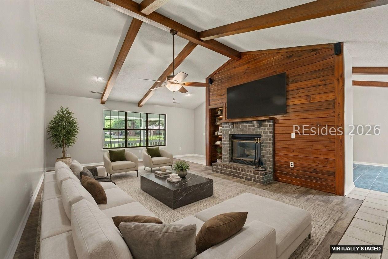 Image 4: Virtually staged living room Image 4: Virtually staged living room