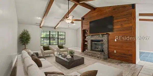 Image 4: Virtually staged living room Image 4: Virtually staged living room
