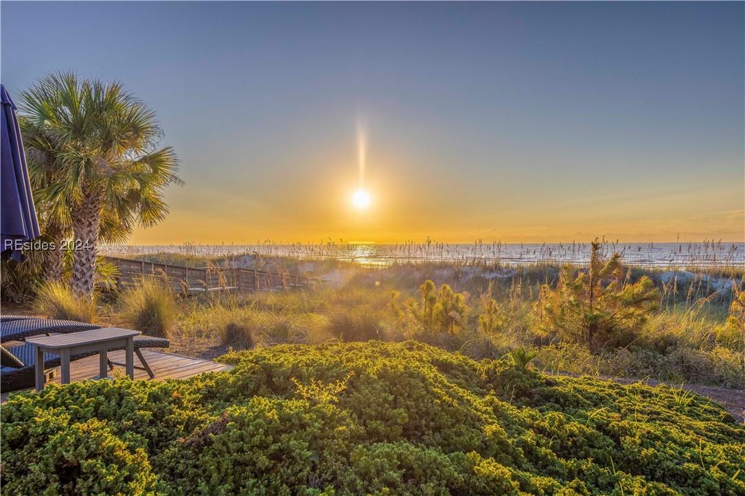 Image 2: Sunrise over the ocean view from 18 Armada