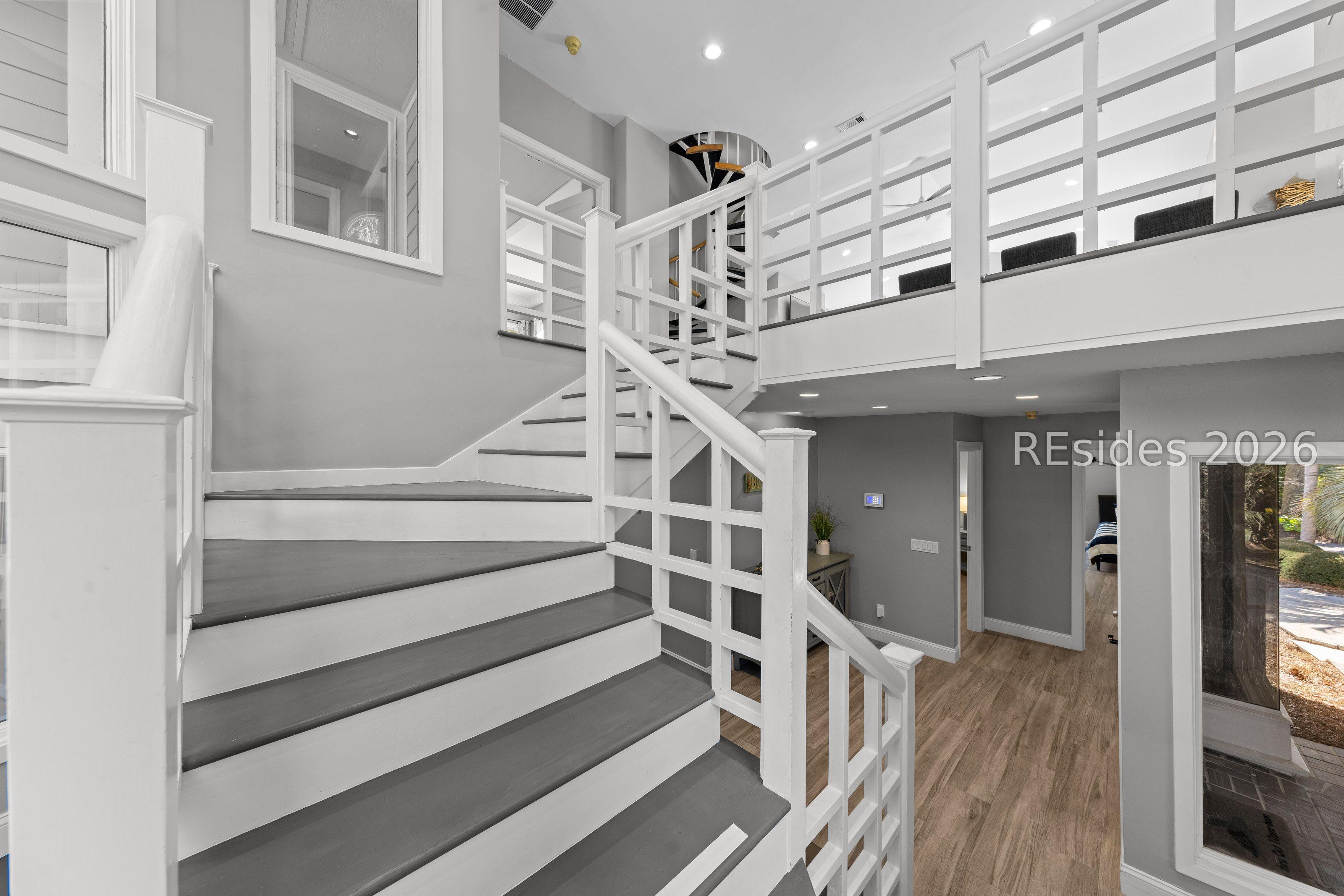 Image 3: stairs to second level